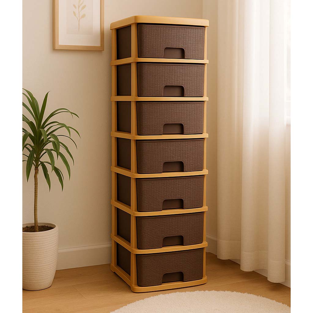 🔥 Brown Plastic Drawer (CUSTOMER RATING ⭐⭐⭐⭐⭐ 5,23,000+) 🔥