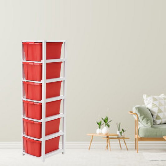 🔥 Red Plastic Drawer (CUSTOMER RATING ⭐⭐⭐⭐⭐ 1,32,500+) 🔥