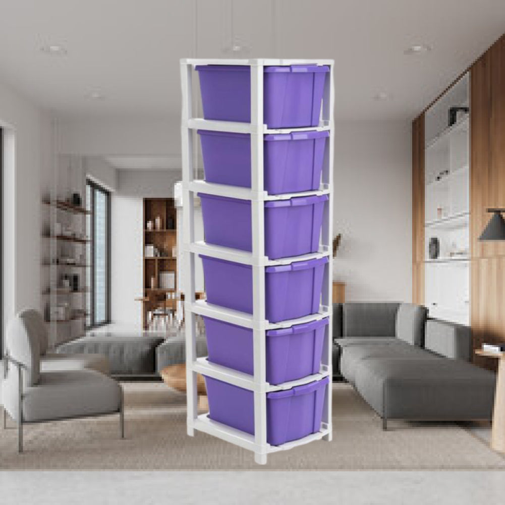 🔥 Purple Plastic Drawer (CUSTOMER RATING ⭐⭐⭐⭐⭐ 4,32,442+) 🔥