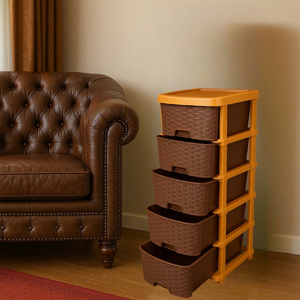 🔥 Brown Plastic Drawer (CUSTOMER RATING ⭐⭐⭐⭐⭐ 4,36,442+) 🔥