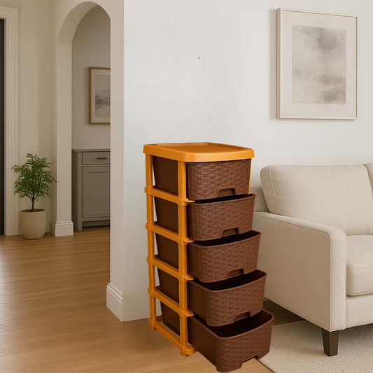 🔥 Brown Plastic Drawer (CUSTOMER RATING ⭐⭐⭐⭐⭐ 4,36,442+) 🔥