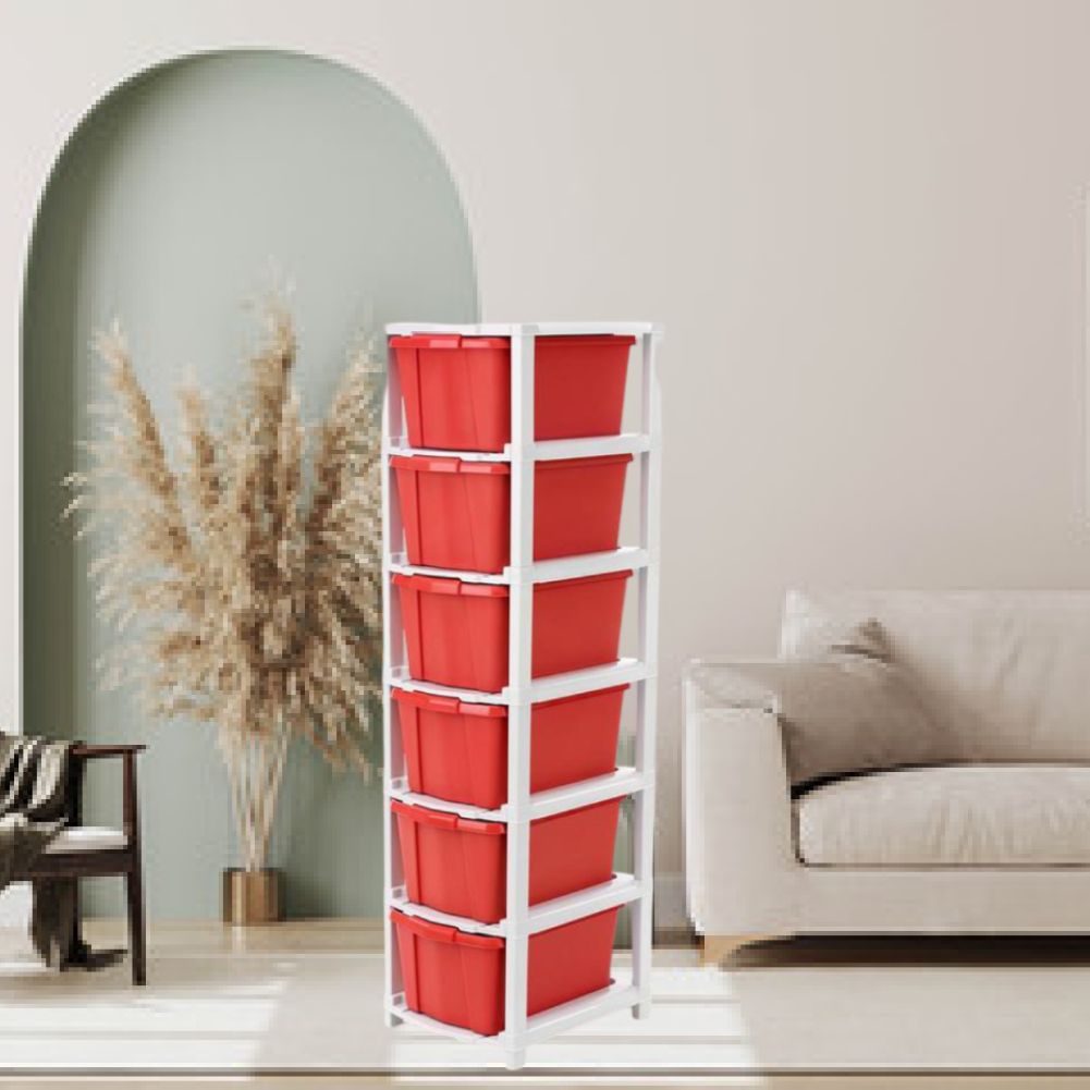 🔥 Red Plastic Drawer (CUSTOMER RATING ⭐⭐⭐⭐⭐ 1,32,500+) 🔥