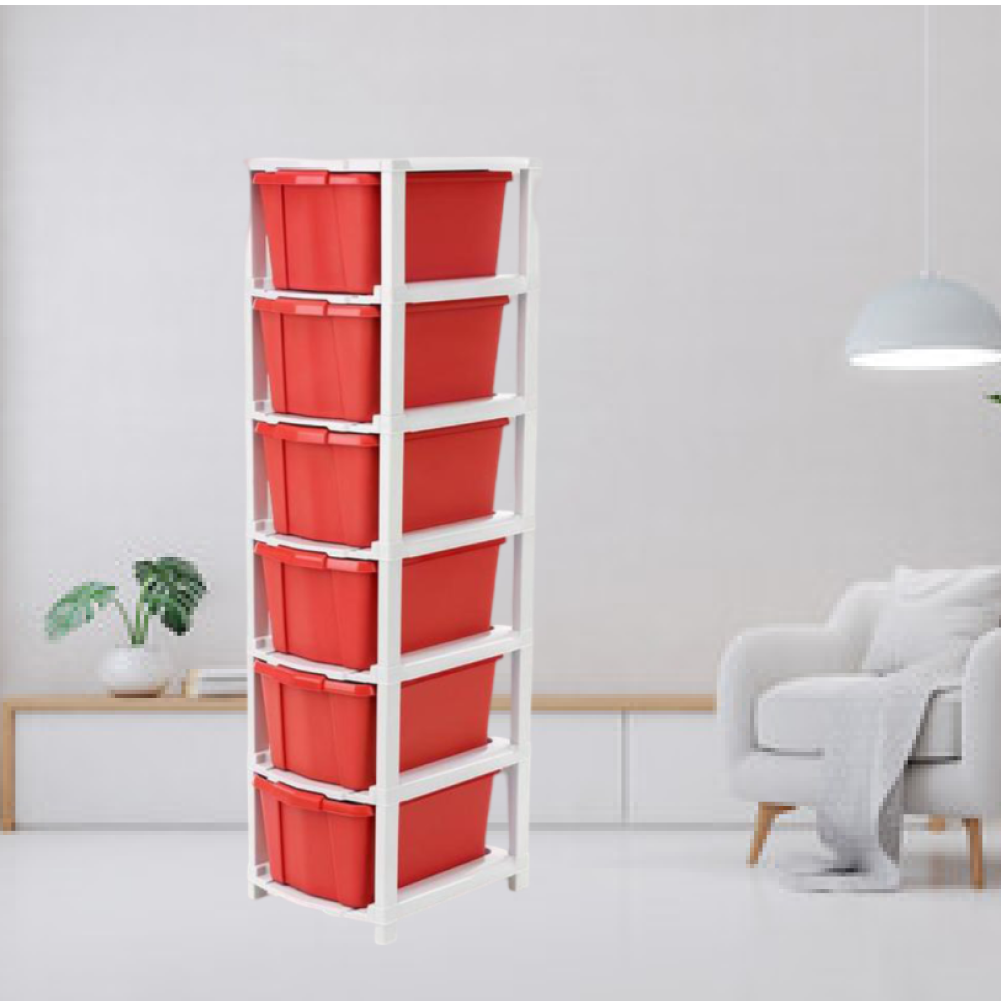 🔥 Red Plastic Drawer (CUSTOMER RATING ⭐⭐⭐⭐⭐ 1,32,500+) 🔥
